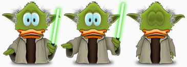Yoda Duck Adium icon set