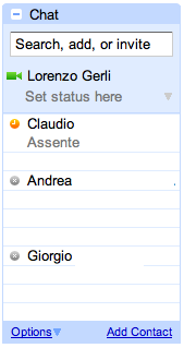 GTalk dopo il Sync GTalk dopo il Sync